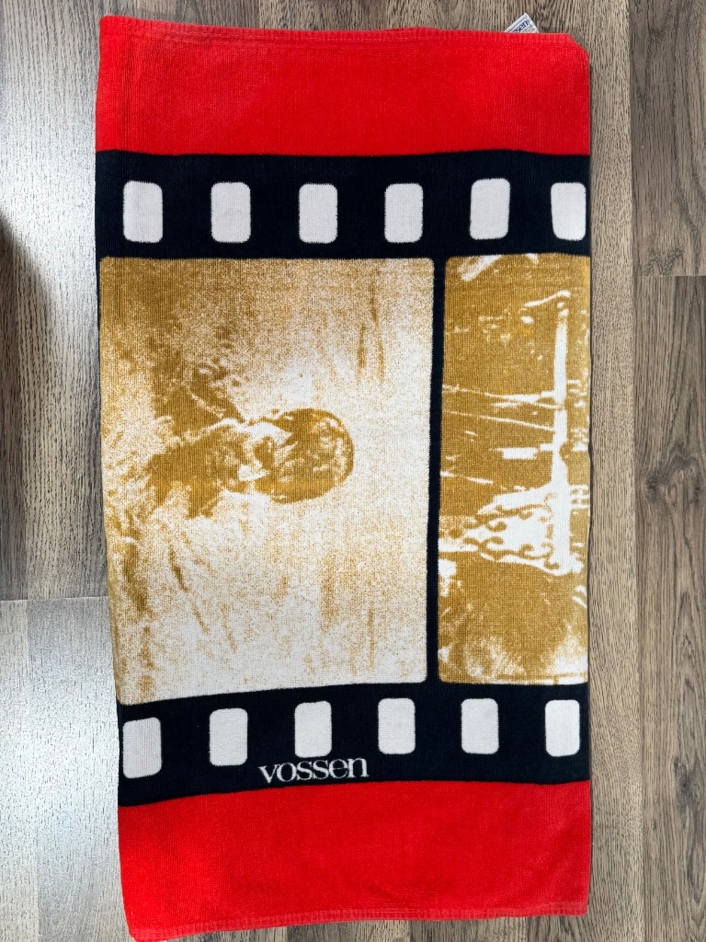 Vintage Vossen International Germany Towel Silent Film Strip 60x29 1970’s